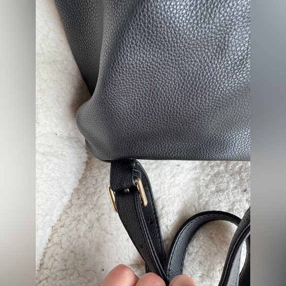 Lionel Brown & Black & Cream Color Backpack Travel Bag Soft Faux Leather - Picture 8 of 16